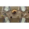 imageDII Jute Burlap Collection Kitchen Tabletop Table Runner 14x72 Double Border Barn RedChevron Gray