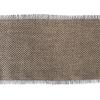 imageDII Jute Burlap Collection Kitchen Tabletop Table Runner 14x72 Double Border Barn RedChevron Gray