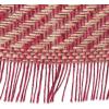 imageDII Jute Burlap Collection Kitchen Tabletop Table Runner 14x72 Double Border Barn RedChevron Red