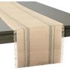 imageDII Jute Burlap Collection Kitchen Tabletop Table Runner 14x72 Double Border Barn RedDouble Border Artichoke
