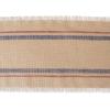 imageDII Jute Burlap Collection Kitchen Tabletop Table Runner 14x72 Double Border Barn RedDouble Border BlueRed