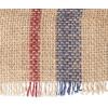 imageDII Jute Burlap Collection Kitchen Tabletop Table Runner 14x72 Double Border Barn RedDouble Border BlueRed