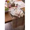 imageDII Jute Burlap Collection Kitchen Tabletop Table Runner 14x72 Double Border Barn RedDouble Stripe Red