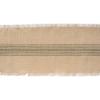 imageDII Jute Burlap Collection Kitchen Tabletop Table Runner 14x72 Double Border Barn RedMiddle Stripe Artichoke
