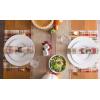 imageDII Jute Burlap Collection Kitchen Tabletop Table Runner 14x72 Double Border Barn RedMiddle Stripe Barn Red