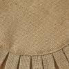 imageDII Jute Burlap Collection Kitchen Tabletop Table Runner 14x72 Double Border Barn RedRuffle Trim Natural