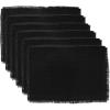 imageDII Jute Burlap Collection Kitchen Tabletop Table Runner 14x72 Double Border Barn RedSolid Black