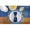 imageDII Jute Burlap Collection Kitchen Tabletop Table Runner 14x72 Double Border Barn RedSolid Blue