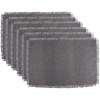 imageDII Jute Burlap Collection Kitchen Tabletop Table Runner 14x72 Double Border Barn RedSolid Gray
