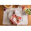 imageDII Jute Burlap Collection Kitchen Tabletop Table Runner 14x72 Double Border Barn RedSolid Ivory