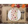 imageDII Jute Burlap Collection Kitchen Tabletop Table Runner 14x72 Double Border Barn RedSolid Natural