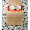 imageDII Jute Burlap Collection Kitchen Tabletop Table Runner 14x72 Double Border Barn RedSolid Natural