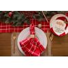 imageDII Jute Burlap Collection Kitchen Tabletop Table Runner 14x72 Double Border Barn RedSolid Natural