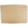 imageDII Jute Burlap Collection Kitchen Tabletop Table Runner 14x72 Double Border Barn RedSolid Natural