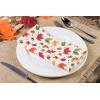imageDII Jute Burlap Collection Kitchen Tabletop Table Runner 14x72 Double Border Barn RedSolid Natural