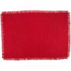 imageDII Jute Burlap Collection Kitchen Tabletop Table Runner 14x72 Double Border Barn RedSolid Red