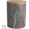 imageDII Kitchen Accessories Collection Ceramic Canister Set 45 Cup3 Cup125 Cup White MarbleBlack Marble