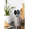 imageDII Kitchen Accessories Collection Ceramic Canister Set 45 Cup3 Cup125 Cup White MarbleBlack Marble