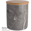 imageDII Kitchen Accessories Collection Ceramic Canister Set 45 Cup3 Cup125 Cup White MarbleBlack Marble