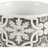 imageDII Kitchen Accessories Collection Ceramic Canister Set 45 Cup3 Cup125 Cup White MarbleBlack Tile