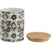 imageDII Kitchen Accessories Collection Ceramic Canister Set 45 Cup3 Cup125 Cup White MarbleBlack Tile