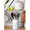 imageDII Kitchen Accessories Collection Ceramic Canister Set 45 Cup3 Cup125 Cup White MarbleWhite Marble