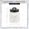 imageDII Kitchen Accessories Collection Ceramics Cookie Jar AquaDark Green