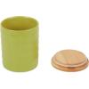 imageDII Kitchen Accessories Collection Textured Matte Ceramic Canister Set Mushroom Vine 3 PieceAvocado