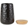 imageDII Kitchen Accessories Collection Textured Matte Ceramic Canister Set Mushroom Vine 3 PieceBlack