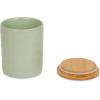 imageDII Kitchen Accessories Collection Textured Matte Ceramic Canister Set Mushroom Vine 3 PieceJadeite