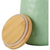 imageDII Kitchen Accessories Collection Textured Matte Ceramic Canister Set Mushroom Vine 3 PieceSeafoam