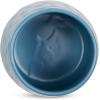 imageDII Kitchen Accessories Collection Textured Matte Ceramic Canister Set Mushroom Vine 3 PieceStorm Blue
