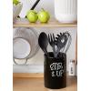 imageDII Kitchen Accessories Retro Collection Ceramics Utensil Holder AvocadoBlack