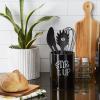 imageDII Kitchen Accessories Retro Collection Ceramics Utensil Holder AvocadoBlack