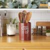 imageDII Kitchen Accessories Retro Collection Ceramics Utensil Holder AvocadoCinnamon