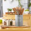 imageDII Kitchen Accessories Retro Collection Ceramics Utensil Holder AvocadoGray