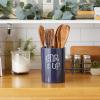 imageDII Kitchen Accessories Retro Collection Ceramics Utensil Holder AvocadoNautical Blue