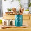 imageDII Kitchen Accessories Retro Collection Ceramics Utensil Holder AvocadoTeal