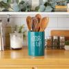 imageDII Kitchen Accessories Retro Collection Ceramics Utensil Holder AvocadoTeal