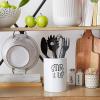 imageDII Kitchen Accessories Retro Collection Ceramics Utensil Holder AvocadoWhite