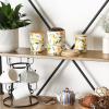 imageDII Kitchen Ceramics Collection Canister Set Floral Tile 3 PieceLemon Bliss