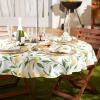 imageDII Lemon Bliss Outdoor Tabletop Collection Stain Resistant ampamp Waterproof Table Runner Table Runner 14x7260 Round w Zipper