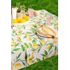imageDII Lemon Bliss Outdoor Tabletop Collection Stain Resistant ampamp Waterproof Table Runner Table Runner 14x7260x84 w Zipper
