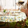 imageDII Lemon Bliss Outdoor Tabletop Collection Stain Resistant ampamp Waterproof Table Runner Table Runner 14x72Tablecloth  60 Round
