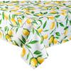 imageDII Lemon Bliss Outdoor Tabletop Collection Stain Resistant ampamp Waterproof Table Runner Table Runner 14x72Tablecloth  60x84