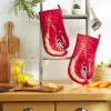 imageDII Nautical Collection Cotton Kitchen Oven Mitt Set 75x13 Lobster Claws 2 Piece
