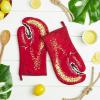 imageDII Nautical Collection Cotton Kitchen Oven Mitt Set 75x13 Lobster Claws 2 Piece