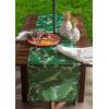 imageDII Outdoor Tabletop Collection Stain Resistant ampamp Waterproof14x72 Banana Leaf14x72 w Zipper