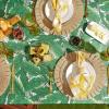 imageDII Outdoor Tabletop Collection Stain Resistant ampamp Waterproof14x72 Banana Leaf60 Round