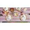 imageDII Patriotic Stripes Tabletop Collection Stain Resistant ampamp Waterproof Table Runner 14x72 Red White ampamp Blue120 x 60 Rectangular